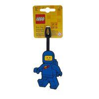 Lego Spaceman Silicone Bag Tag - Blue 53482