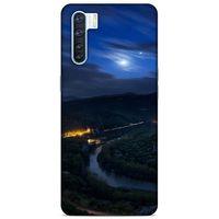 Lopard Oppo A91 Uyumlu Kılıf Gece'S (50) Shockproof Kılıf Şehir Işıkları