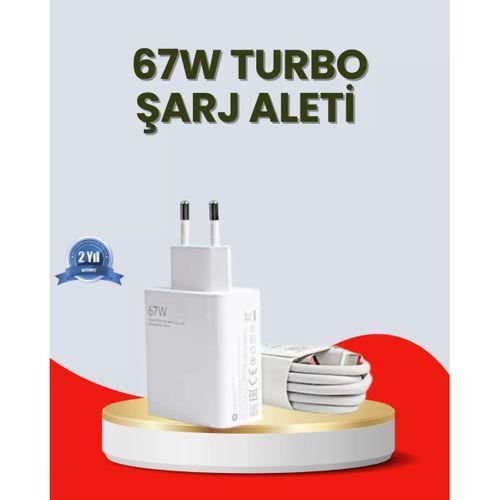 67 Watt Ultra Hızlı Şarj Adaptörü  Redmi 9 10 12c Uyumlu