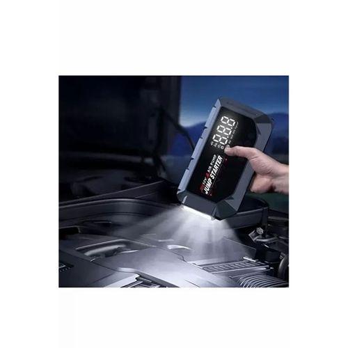 Vtn-605 Şarjlı 12.000 Mah Taşınabilir Çantalı Araç Akü Şarj Takviyeli Işıklı Hava Kompresörü