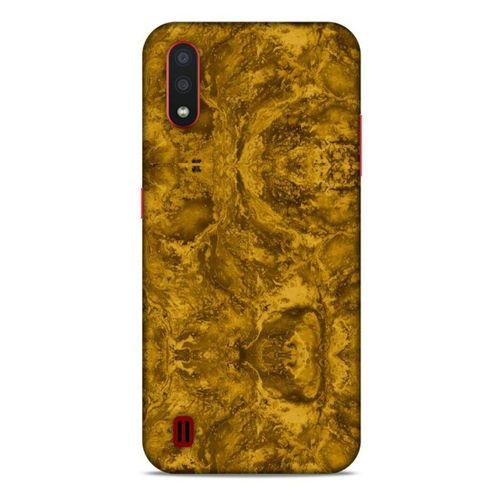 Mermer Desenli (20) Tema Koruyucu Kılıf Bronz Samsung Galaxy A01 Kılıf