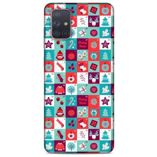 Yılbaşı Süsleri 08 Samsung Galaxy A71 Kılıf Silikon Kapak
