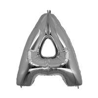 Gümüş Rengi Folyo Balon 1 Metre