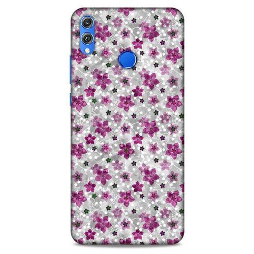 Huawei Honor 8x Uyumlu Kılıf Pembe Delisi (6) Silikon Kılıf Çiçek