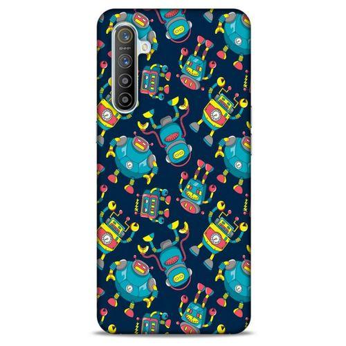 Retro (9) Desen Kılıf Renkli Oppo Realme XT Kılıf