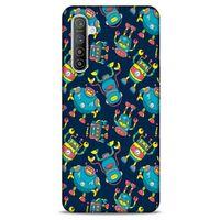 Retro (9) Desen Kılıf Renkli Oppo Realme XT Kılıf