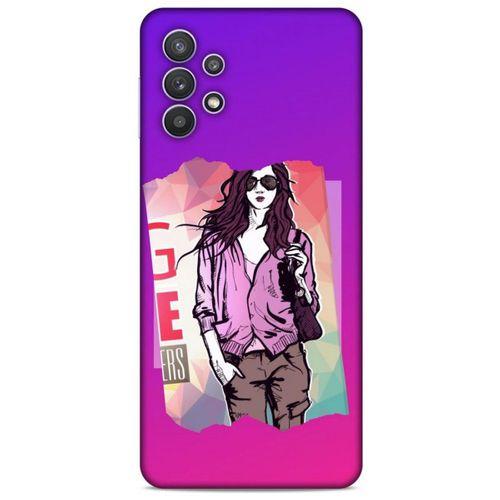 Lopard Samsung Galaxy A32 Uyumlu Kılıf Sokak Modası (53) Kapak