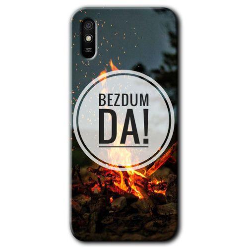 Xiaomi Redmi 9A HD Baskılı Kılıf + 9D Tam Ekran Koruyucu - Bezdum Da