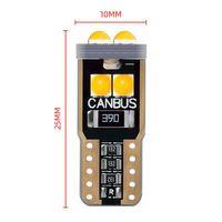 Dekoratif led ampul T10-6SMD 3030 CANBUS 12V çift turuncu / LAAM866