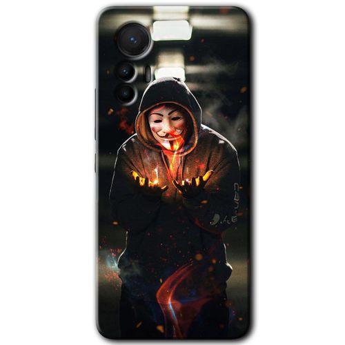 Xiaomi Mi 12 Lite HD Baskılı Kılıf + 9D Tam Ekran Koruyucu - V for Fire