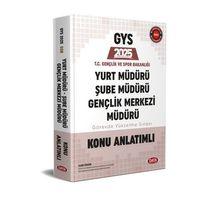 T.C. Gençlik ve Spor Bakanlığı GYS Yurt Şube Gençlik Merkezi Müdürü Hazırlık Kitabı Data Yayınları