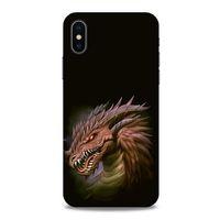 Apple Iphone X Kılıf Dragons (18) Telefon Kılıfları Kahverengi Ejderha