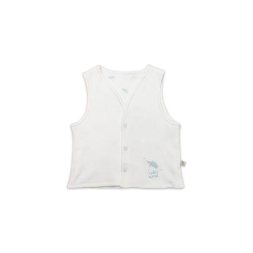 Bistyle Bistyle Yelek Çift Taraflı Hello World 18105 Mint Ekru