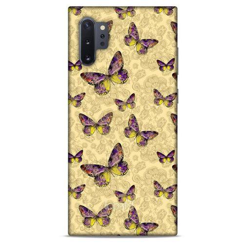 Samsung Galaxy Note 10 Plus Kılıf Kelebek Etkisi (38) Neo Hybrid Kılıf Kırmızı Tonlar