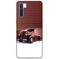 Lopard Oppo A91 Uyumlu Kılıf PickUpX (47) Crystal Flex Kılıf Metalik Kırmızı