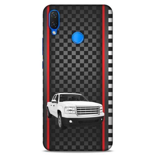 Lopard Huawei Psmart 2019 Uyumlu Kılıf PickUpX (3) Kapak Beyaz