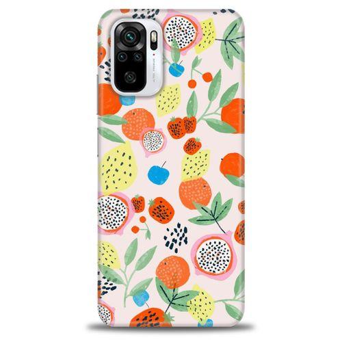 Xiaomi Redmi Note 10S Kılıf HD Baskılı Kılıf - Ejder Meyvesi + Tam Ekran Koruyucu