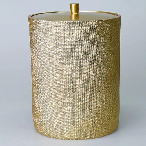 By Selim Linen Altın 5 Parça Polyester Banyo Seti