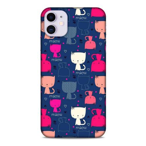 Lopard Apple Iphone 11 Uyumlu Kılıf Kediler (5) Koruma Kabı Miyav