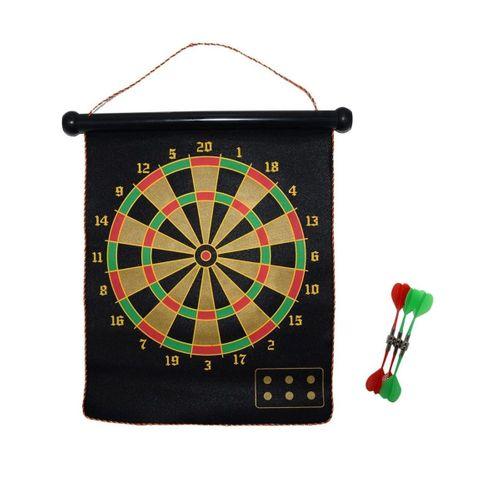 Aile Ve Arkadaş Oyunları İçin Manyetik Dart Tahtası 6 Ok Dahil