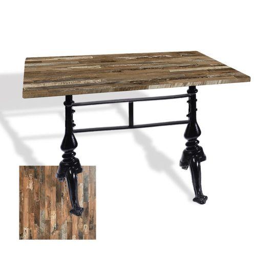 Dockers Çipa 3001 Döküm Ayak Masa 80x140 cm - (Werzalit, Wermodin ve Allzalit Tabla) - Maracaibo