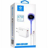 67W Type-C Turbo Hızlı Şarj Aleti – Xiaomi Uyumlu Süper Hızlı Adaptör Arbaks ARB-016