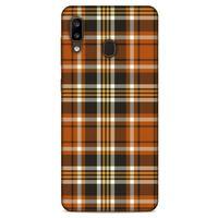 Gömlek (7) Desenli Silikon Kapak Telefon Kabı Samsung Galaxy A20 Kılıf