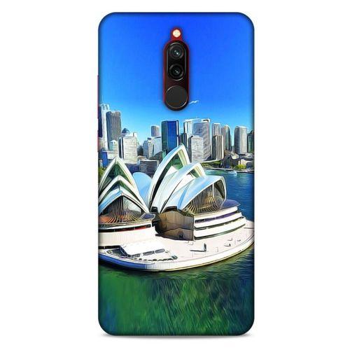 Xiaomi Redmi 8 Kılıf Dünya Mimarisi (5) Koruma Kabı Sidney Opera