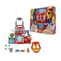 Nessiworld G1259 Iron Man and his Awesome Friends Iron Quarters Oyun Seti