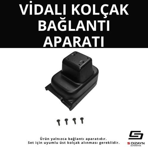 S-Dizayn Fiat 500L ABS Vidalı Kol Dayama Kolçak Alt Adaptör 2012 Üzeri A+Kalite