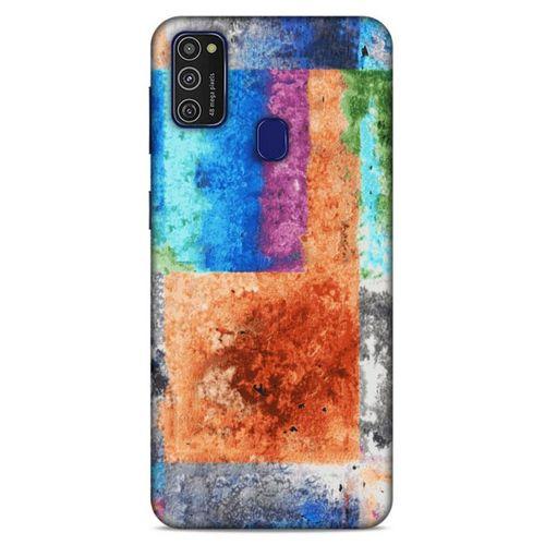 Lopard Samsung Galaxy M21 Uyumlu Kılıf Soyut Sanat (49) Baskılı Ultra Silikon Kılıf