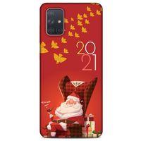 Yılbaşı Süsleri 03 Samsung Galaxy A71 Kılıf Silikon Kapak