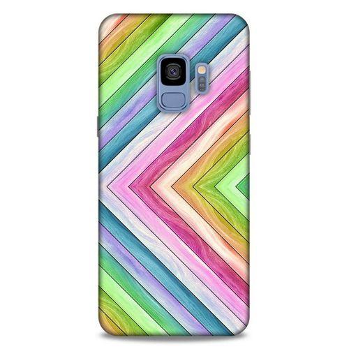 Lopard Samsung Galaxy S9 Uyumlu Kılıf Wood'X (41) Tank Kılıf Baskılı