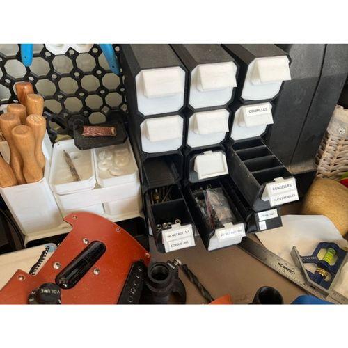 Çekmece Ayırıcı 1x1x2 Küçük CAD STL (Bu ürün Sadece Plastik parçadır - Almadan Önce Soru Sorabilirsiniz)