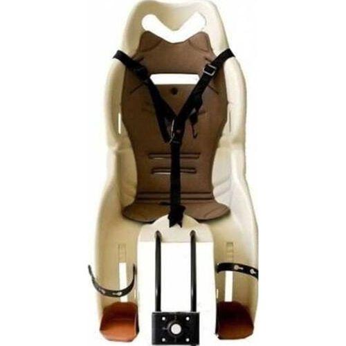 Çocuk Taşıyıcı Bisiklet Koltuğu Kadro Bağlantılı Krem-Kahve HTP