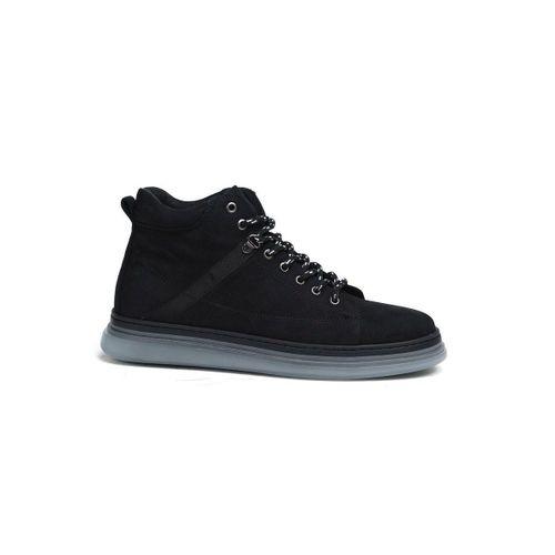Pierre Cardin 13622 Siyah Erkek Nubuk Bot