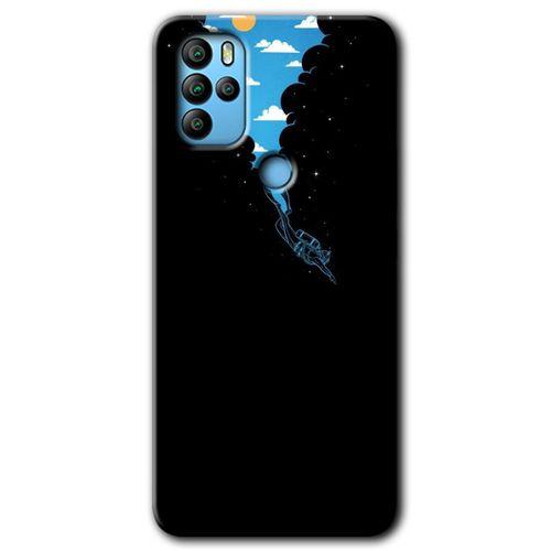 MRCİLETİSİM General Mobile GM 21 Pro Kılıf HD Desen Baskılı Arka Kapak + Temperli Cam - Derinlere Yolculuk