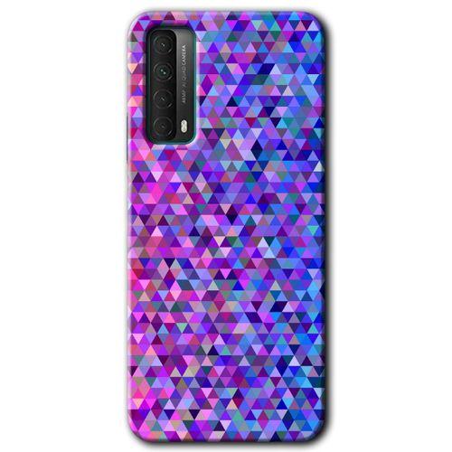 Huawei P Smart 2021 Kılıf HD Desen Baskılı Arka Kapak - Pixel Mozaik
