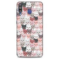 Lopard Samsung Galaxy M30 Uyumlu Kılıf Kediler (31) TPU Kılıf Minikler