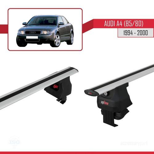 Audi A4 (B5/8D) 1994-2000 Arası ile uyumlu ACE-4 Ara Atkı Tavan Barı GRİ