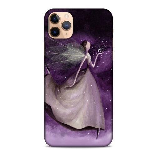 Y.Liva-2020 (Mor Peri) Apple Iphone 11 Pro Kılıf Silikon Kapak Desenli