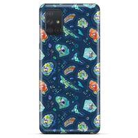 Samsung Galaxy M51 Kılıf Baskılı Özel Seri Taşlı (45) Liquid Air Kılıf