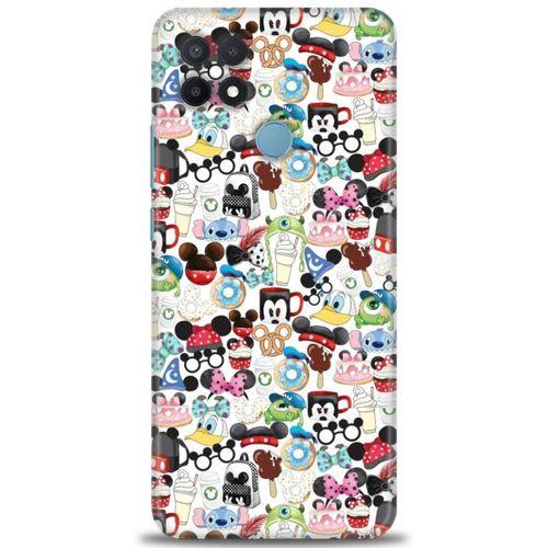 Oppo A15 Kılıf HD Baskılı Kılıf - Cartoon + Tam Ekran Koruyucu