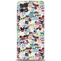 Oppo A15 Kılıf HD Baskılı Kılıf - Cartoon + Tam Ekran Koruyucu