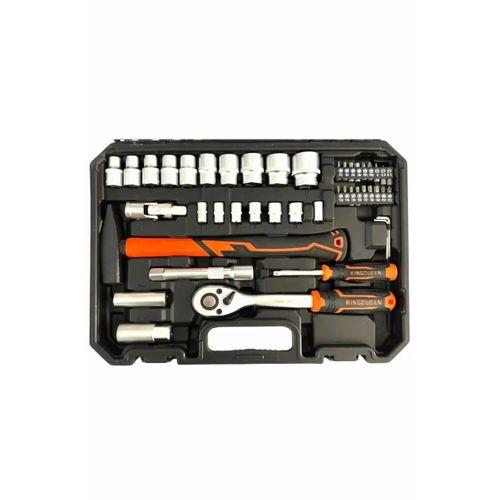 Model 58 Parça Lokma Anahtar Takımı 1-2 Ve 1-2 El Aletleri Seti 58 Parça