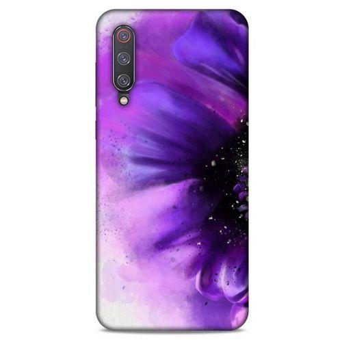 Xiaomi Mi 9 Uyumlu Kılıf Mor Delisi (31) TPU Kılıf Çiçek