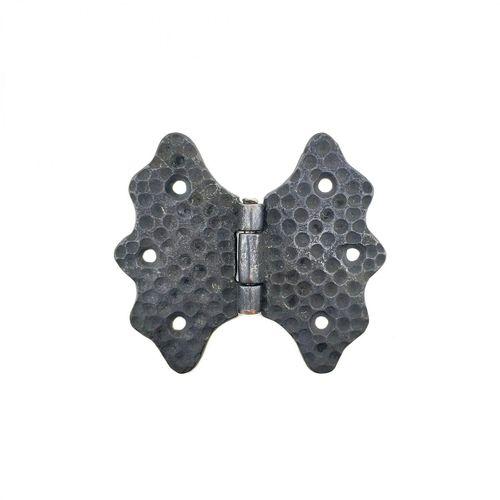 Antika Tarz Dekoratif Pirinç Kelebek Menteşe - 92 Mm, Oksit