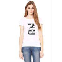 Bmw One Life Baskılı Beyaz Kadın Tshirt