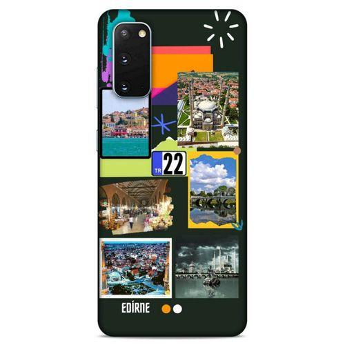 Lopard Samsung Galaxy S20 Uyumlu Kılıf Şehirli ※ (22) Edirne Tam Koruma Kılıfı