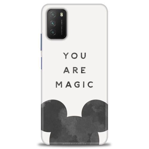 Xiaomi Poco M3 Kılıf HD Baskılı Kılıf - You Are Magic + Tam Ekran Koruyucu